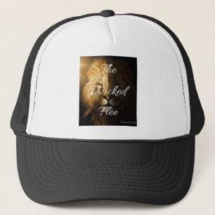 The Wicked Flee Proverbs 28:1 KJV Trucker Hat