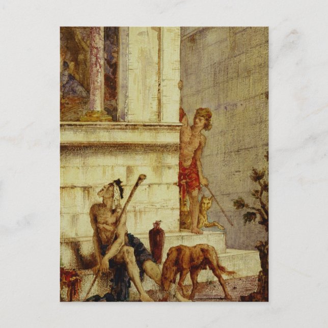 The Wicked Rich and the Poor Lazarus Postcard (Front)