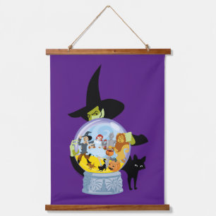 The Wicked Witch Crystal Ball Halloween Hanging Tapestry