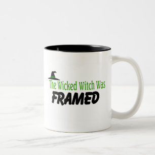 The Wicked Witch Was Framed Two-Tone Coffee Mug