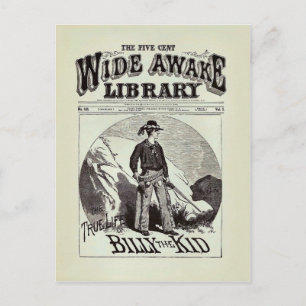 The Wide Awake Library - Billy The Kid - Vintage Postcard