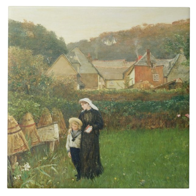 The Widow, 1895 (oil on canvas) Ceramic Tile (Front)