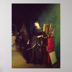 The Widow, c.1850 Poster