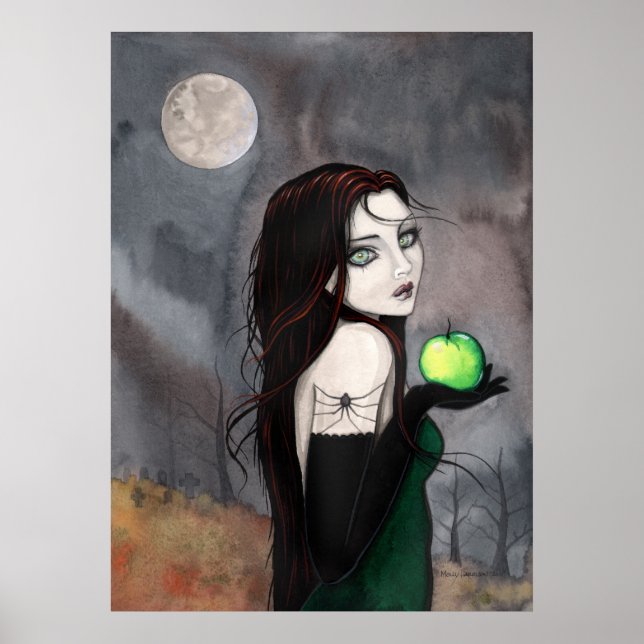 The Widow Gothic Fantasy Witch Poster (Front)