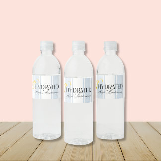 The Wife Lotus- Lemon theme Water bottle label