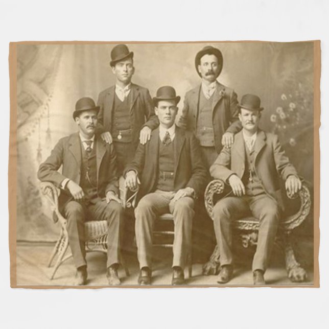 The WILD BUNCH Fleece Blankets (Front (Horizontal))