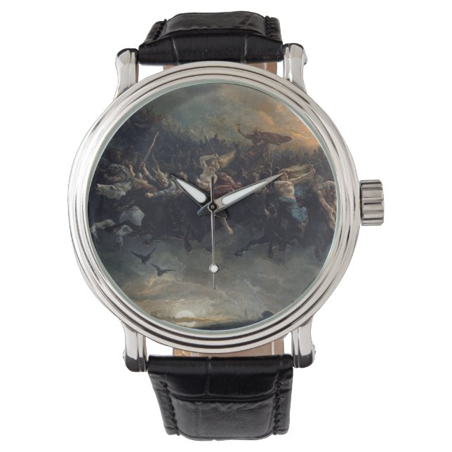 The Wild Hunt Of Odin By Peter Nicolai Arbo 1872 Watch (Front)