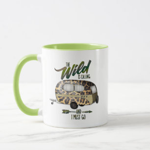 The Wild Is Calling And I Must Go Camping Mug