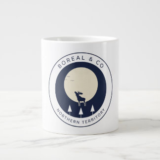 The Wild North Reindeer Mountain Badge | BOREAL Large Coffee Mug
