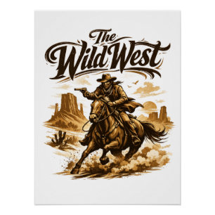 The Wild West – Cowboy in Action Poster