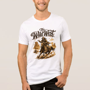 The Wild West – Cowboy in Action Tri-Blend Shirt