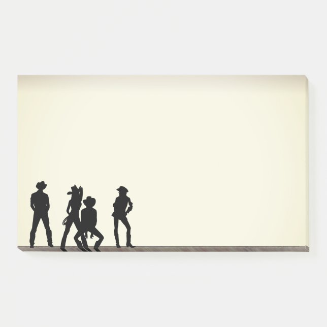 The Wild West Dance Post-it Notes (Front)