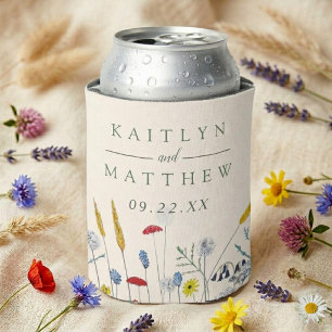 The Wildflower Meadow Wedding Suite - Can Cooler