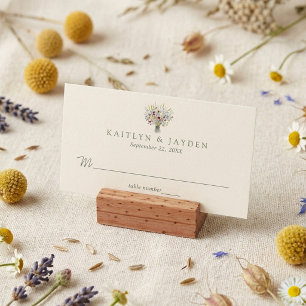The Wildflower Meadow Wedding Suite - Place Card