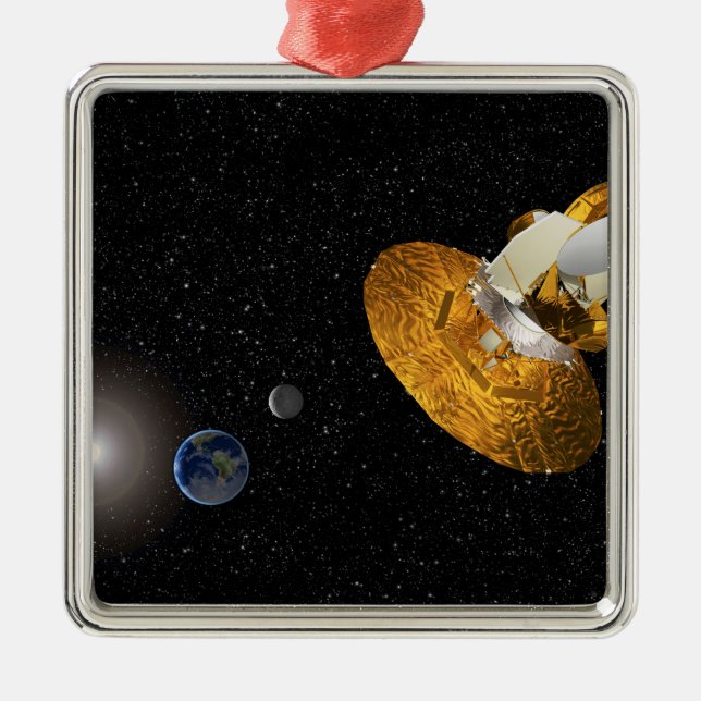 The Wilkinson Microwave Anisotropy Probe Metal Ornament (Front)