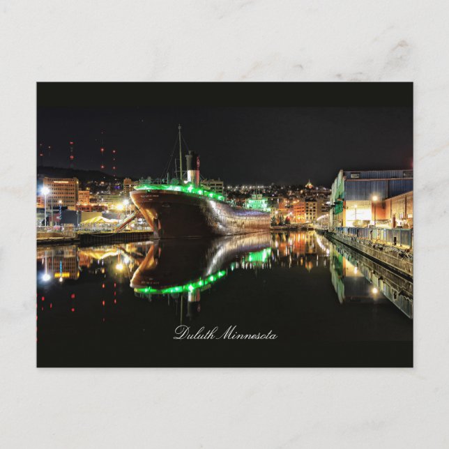 The William A Irvin Duluth Minnesota Postcard (Front)