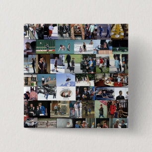 The William Collection images 15 Cm Square Badge