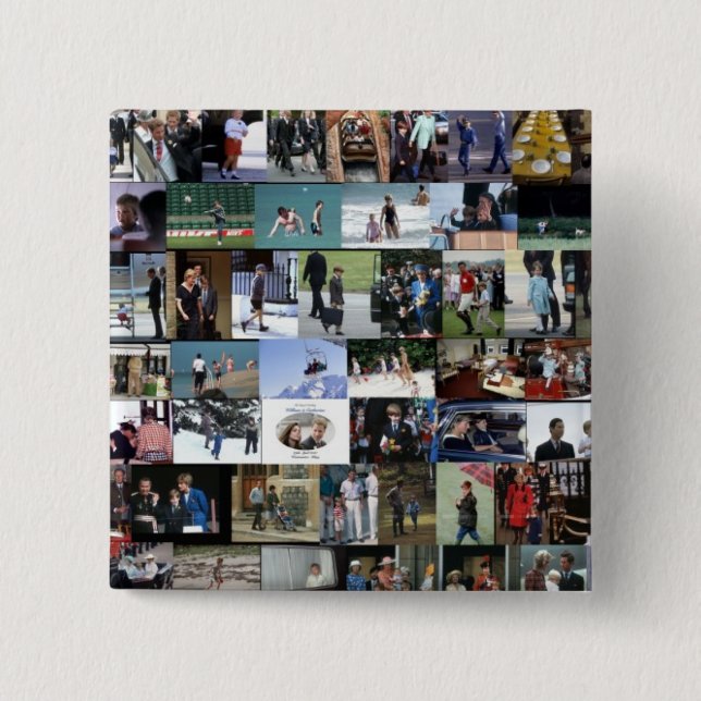 The William Collection images 15 Cm Square Badge (Front)