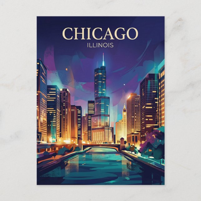 The Willis Tower USA Postcard (Front)