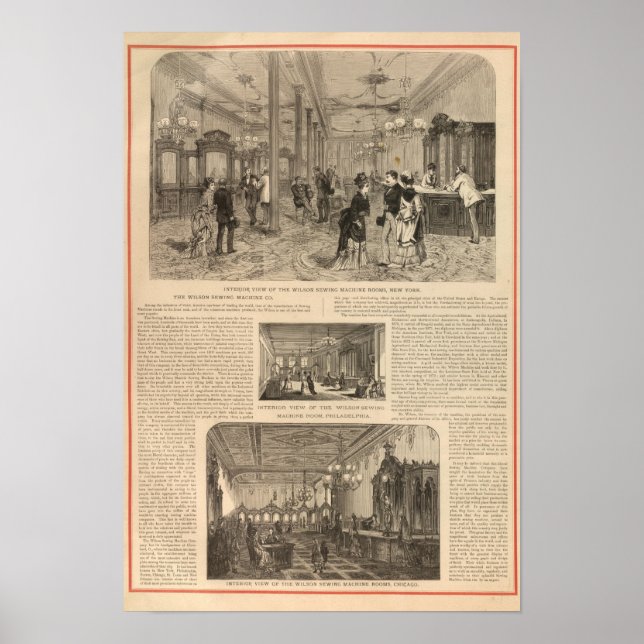 The Wilson Sewing Machine Company Poster (Front)