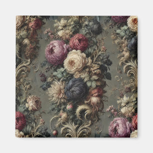 The Wilted Vigil – Gothic Floral Magnet