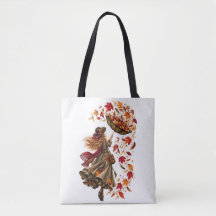 The Wind Collector – Autumn Woman with Umbrella