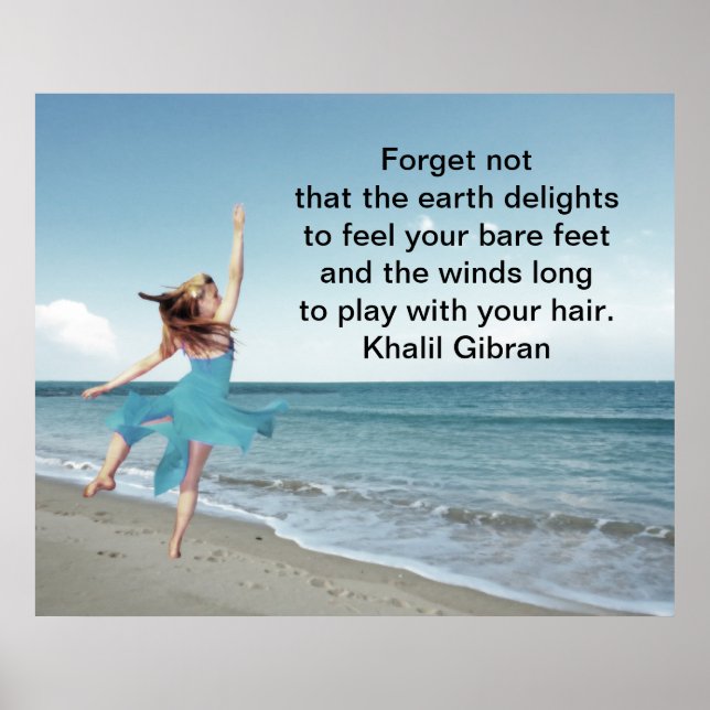 The wind longs to play with your hair poster (Front)