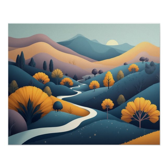 The winding pathway poster (Front)