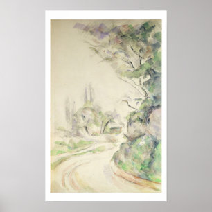 The Winding Road, c.1900-06 (w/c on paper) Poster