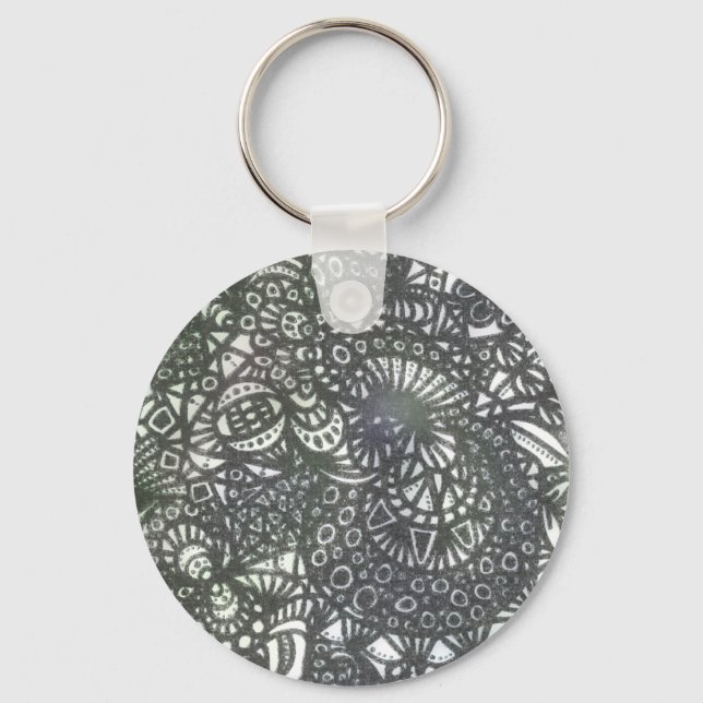 The Winding Worm A1 Key Ring (Front)