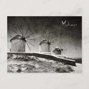The windmills of Mykonos 2 - Postcard