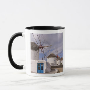 The windmills of Mykonos on the Greek Islands Mug