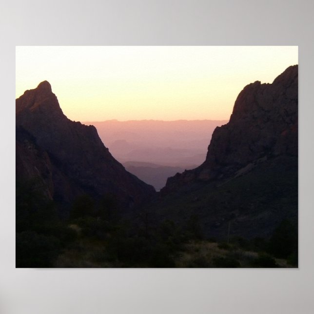 The Window at sunset, Big Bend National Park, TX Poster (Front)