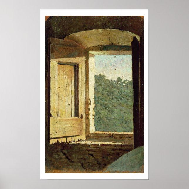 The Window (oil on canvas) Poster (Front)