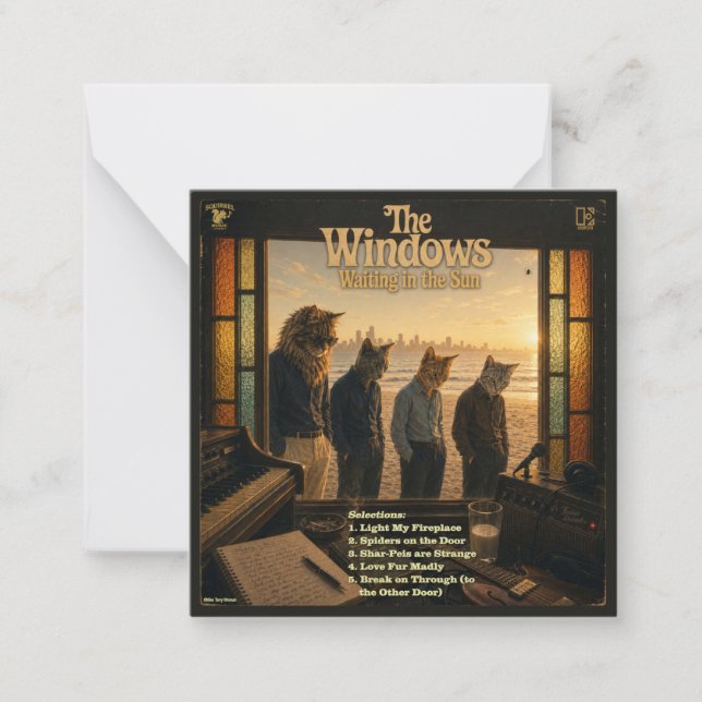 The Windows Album: a Parody Card (Front)