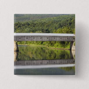 The Windsor-Cornish Covered Bridge spans the 15 Cm Square Badge