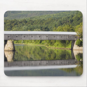 The Windsor-Cornish Covered Bridge spans the Mouse Pad