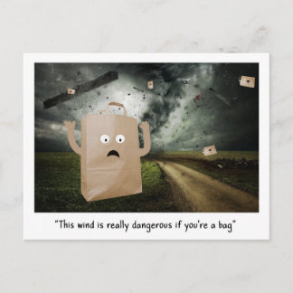 The Windy Bag Postcard