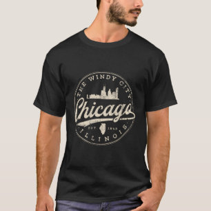 The Windy City Chicago Illinois Chi Town T-Shirt