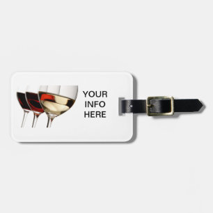 THE WINE ENTHUSIASTS LUGGAGE TAG