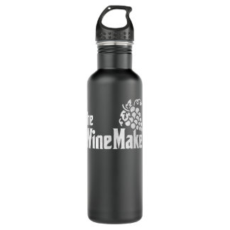 The Wine Maker Vinyard Winery wine making Grapes W 710 Ml Water Bottle