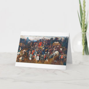 The Wine of Saint Martin's Day, Pieter Bruegel Card