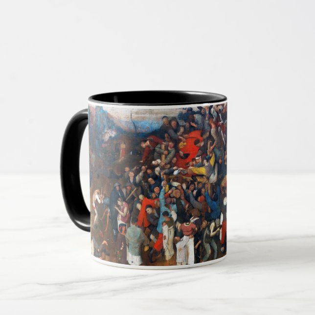 The Wine of Saint Martin's Day, Pieter Bruegel Mug (Front Left)