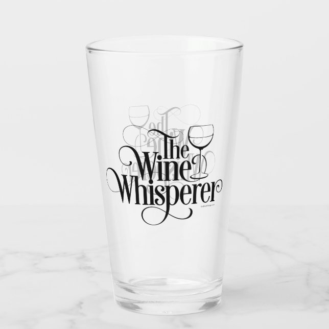 The Wine Whisperer Glass (Back)