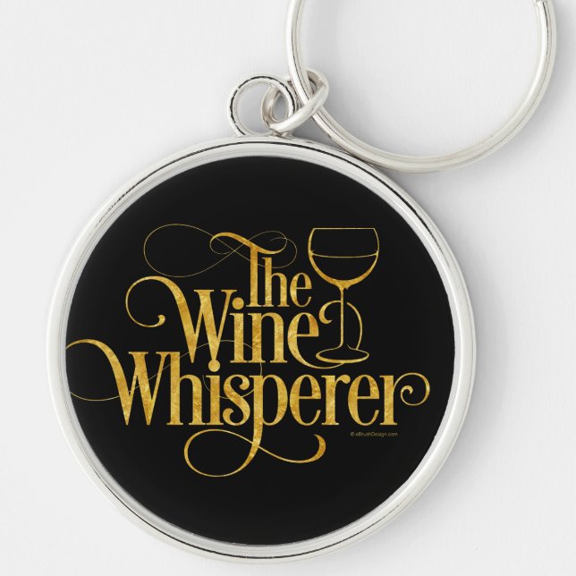 The Wine Whisperer Key Ring (Front)