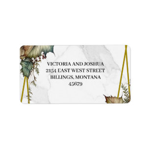 The Winery Address Label