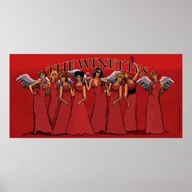 The Winettes, by Andrea Boff Poster (Front)