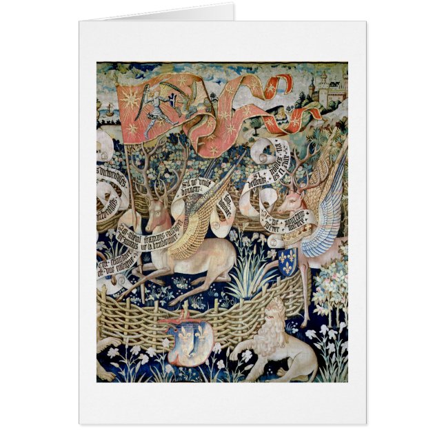 The Winged Deer (tapestry) (Front)