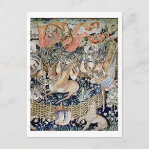 The Winged Deer (tapestry) Postcard