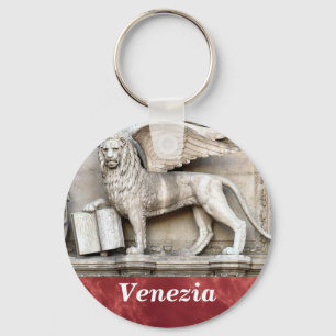 The Winged Lion of Venice, Italy Key Ring
